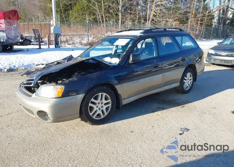 2001 Subaru Outback z USA, uszkodzony, nr VIN 4S3BH675617650157